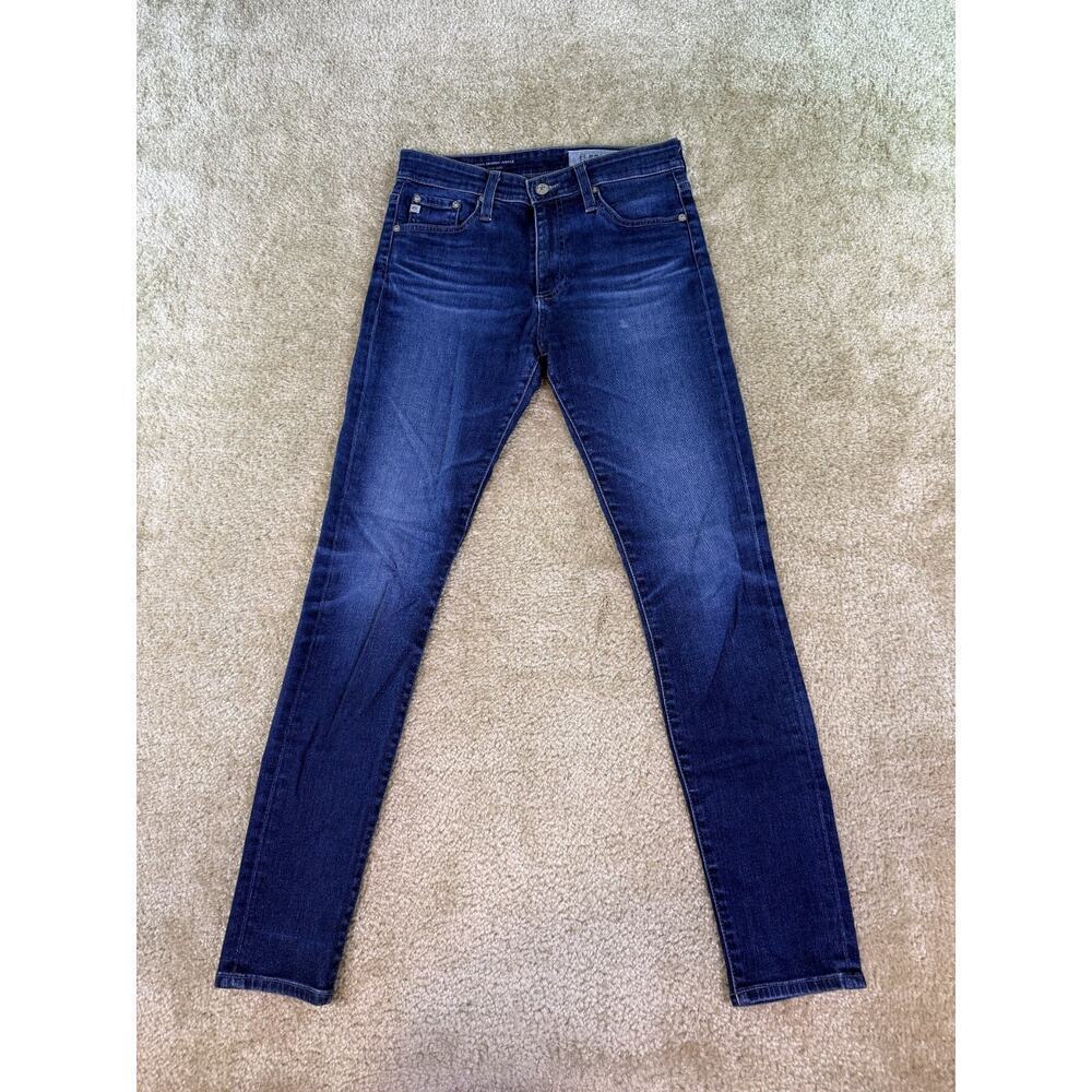 AG Adriano Goldschmied The Farrah Jeans Skinny Ankle 26R Whiskered 28x29 D718
